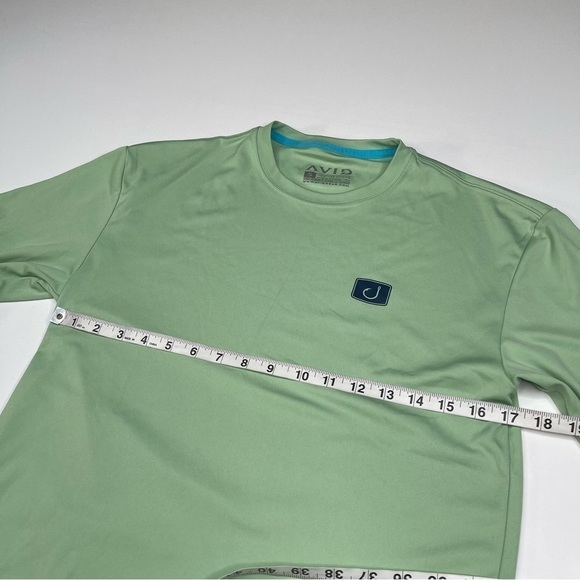 AVID Tee Shirt Long Sleeve Pacifico UV Moisture Wicking Green Outdoor Hiking - Picture 9 of 11